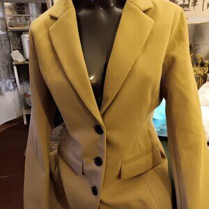 Womens Alegra K Blazer Jacket Pea Coat med. NWT Caramel color Sexy!!